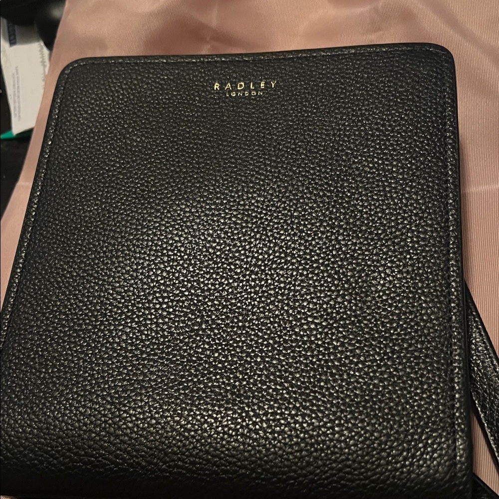 Radley London Black Textured Messenger Bag